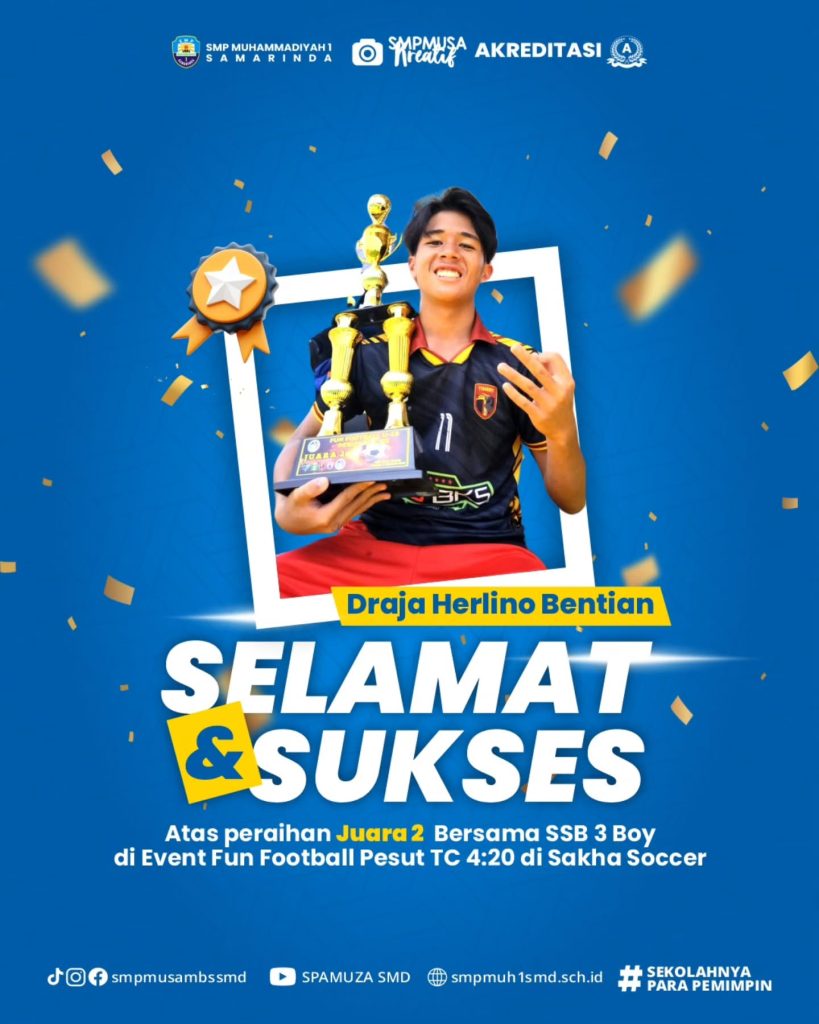 Selamat & Sukses atas diraihnya Juara 2 Bersama SSB 3 Boy dalam Event Fun Football Pesut TC