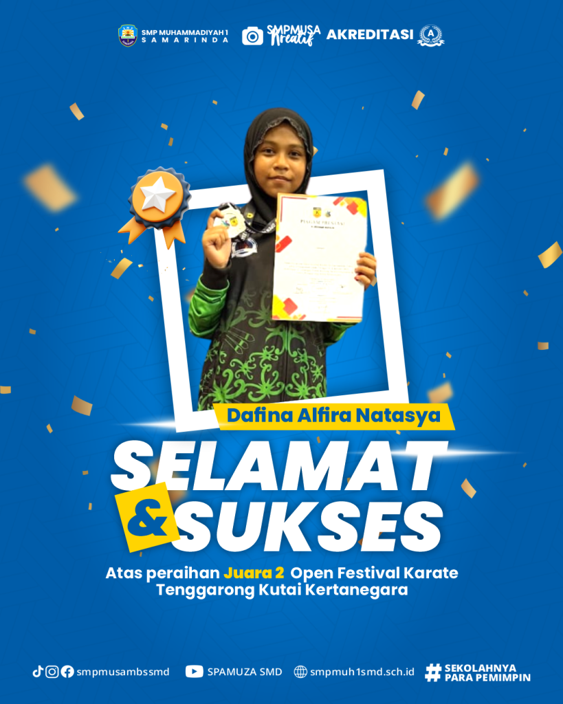 Selamat & Sukses atas diraihnya Juara 2 Open Festival Karate Tenggarong Kutai Kertanegara